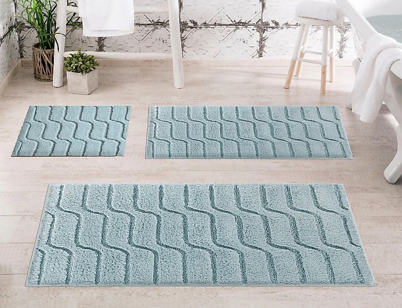 Grund Badematte "Diviso" Höhe 20 mm rutschhemmend beschichtet fußbodenheizu günstig online kaufen