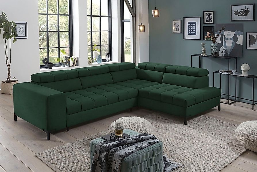exxpo - sofa fashion Ecksofa "Bocco, hochwertige Verarbeitung, toller Sitzk günstig online kaufen