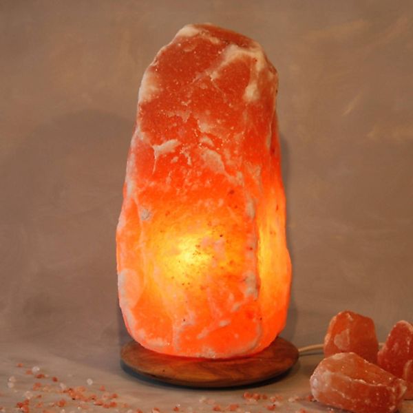 HIMALAYA SALT DREAMS Salzkristall-Tischlampe Rock, Leuchtmittel günstig online kaufen