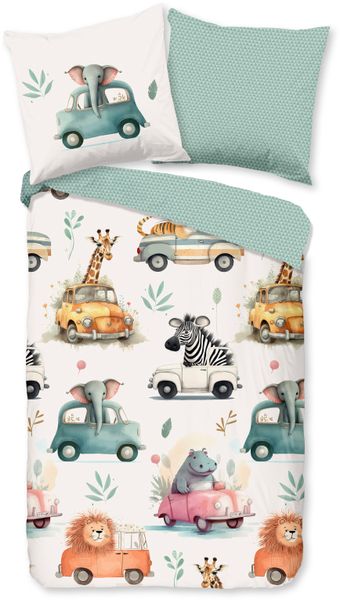 good morning Kinderbettwäsche "Gogo" 2 Stk. tlg. Baumwolle, 135x200, Reißve günstig online kaufen