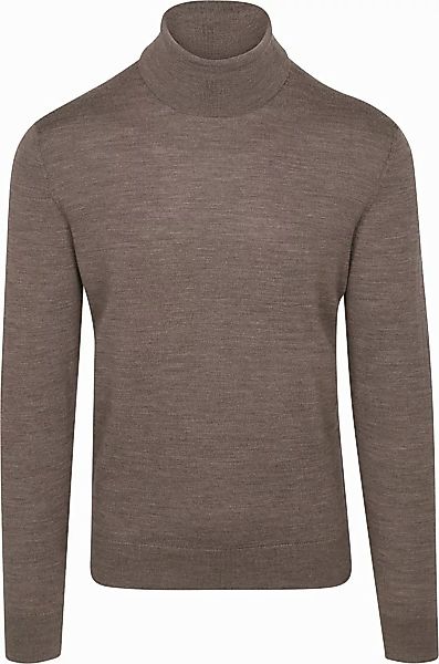 Suitable Merino Rollkragen Melange Taupe - Größe XXL günstig online kaufen