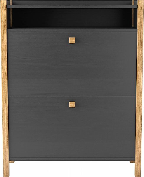 Woodman Schuhbank "Charis" im skandinavian Design, Holzfurnier aus Eiche, F günstig online kaufen