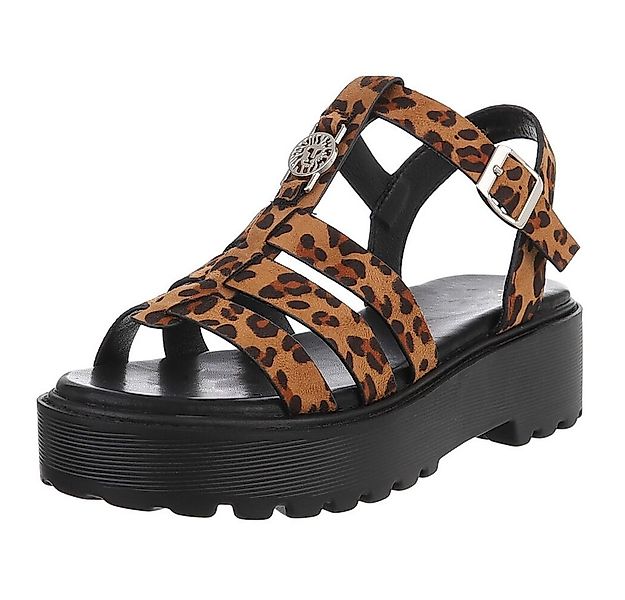 Ital-Design Moderne Sandalen für lässige Sommeranlässe Plateausandaletten ( günstig online kaufen