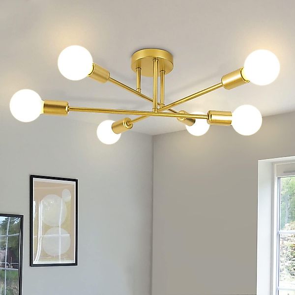 ZMH Deckenleuchten 6 Flammig Deckenlampe Vintage günstig online kaufen