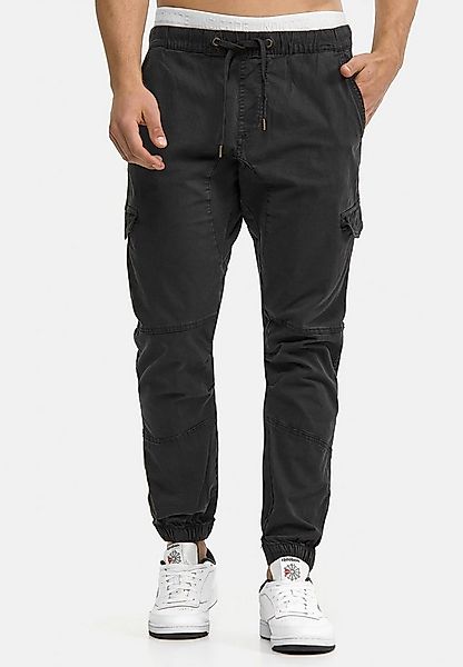 Indicode Cargohose Herren Levy Cargo Hose Herrenhose mit elastischem Bund u günstig online kaufen