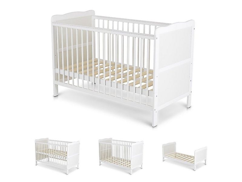 Cangaroo Komplettbett Babybett 2in1 Gitterbett Albero, Kinderbett 120 x 60 günstig online kaufen