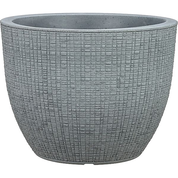 Scheurich Pflanzgefäß Barceo Ø 47 cm x 36 cm Stony Black günstig online kaufen