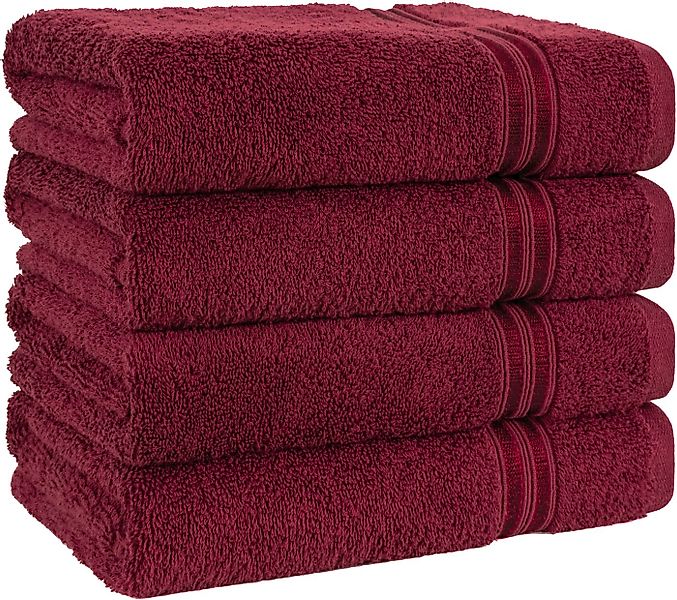 HAMMETEX Handtuch Set 4er Set Handtücher 50x100 cm, 100% Baumwolle, Weich & günstig online kaufen