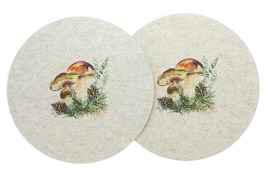 Frank Flechtwaren Platzset, Platzmatte Waldpilze 2er günstig online kaufen