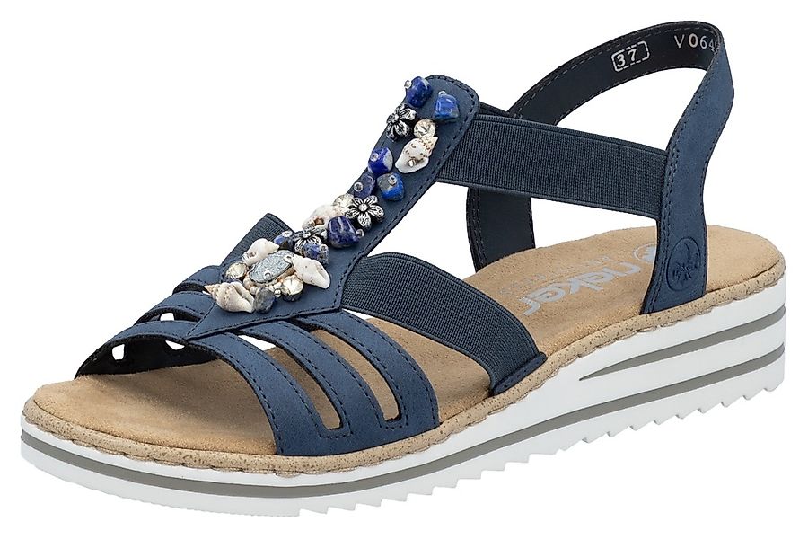 Rieker Riemchensandale, Sommerschuh, Sandalette, Keilabsatz, mit günstig online kaufen