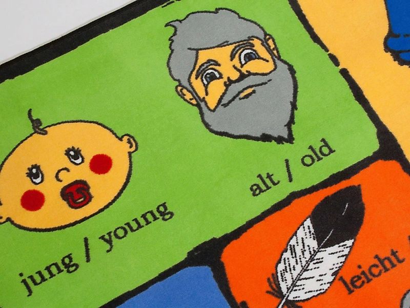 Primaflor-Ideen in Textil Kinderteppich »GEGENSÄTZE, Made in Belgium«, rech günstig online kaufen