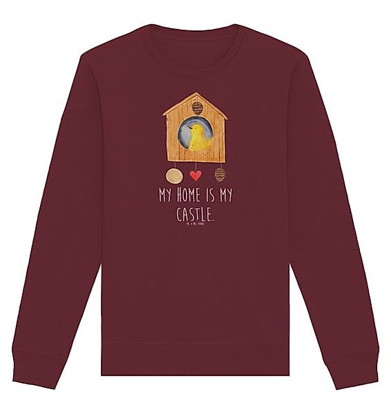 Mr. & Mrs. Panda Longpullover Größe XS Vogel Haus - Burgundy - Geschenk, Zu günstig online kaufen