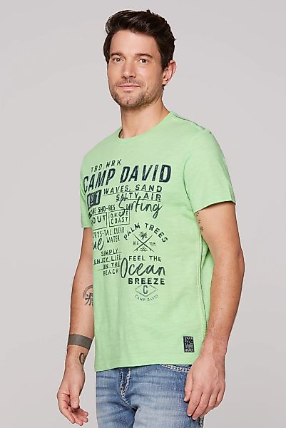 CAMP DAVID Rundhalsshirt, aus Baumwolle günstig online kaufen