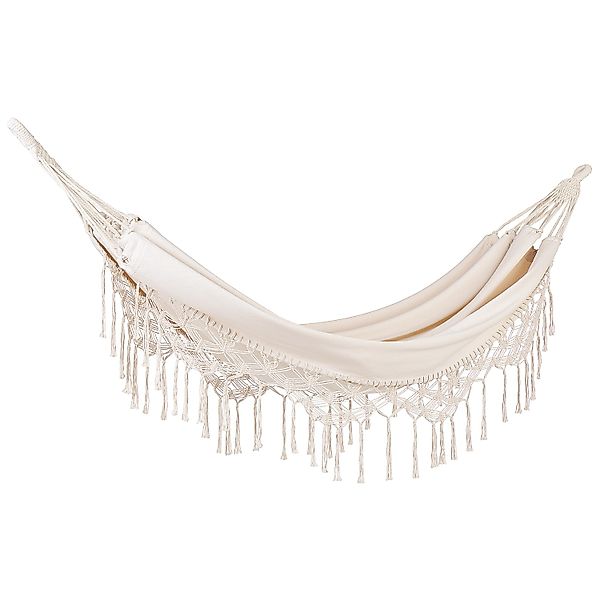 Beliani Hängematte Beige 150x290x1 günstig online kaufen