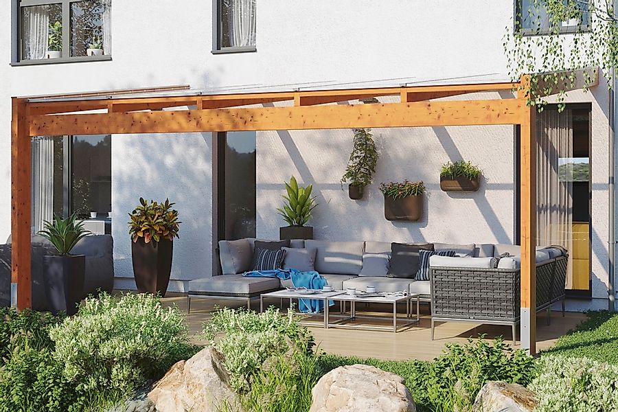 Skanholz Terrassendach "Novara" BxT: 557x359 cm, versch. Farben günstig online kaufen