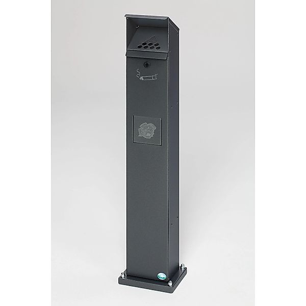 PROREGAL Kombiascher Standsäule Für Außenbereich HxBxT 115 x 18 x 15 cm Ver günstig online kaufen
