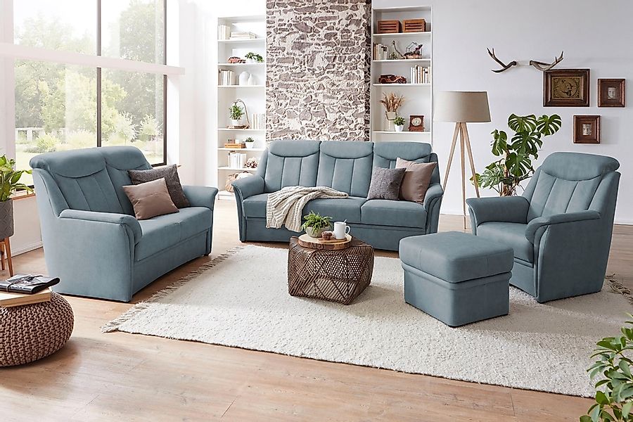 VILLA BECK Polstergarnitur "Lugano", (Set, 3 tlg.), Kopfteilverstellung, in günstig online kaufen