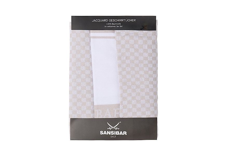 Sansibar Sylt Geschirrtuch Geschirrtücher-Set, 3-tlg, 50x70 cm, 100% Baumwo günstig online kaufen