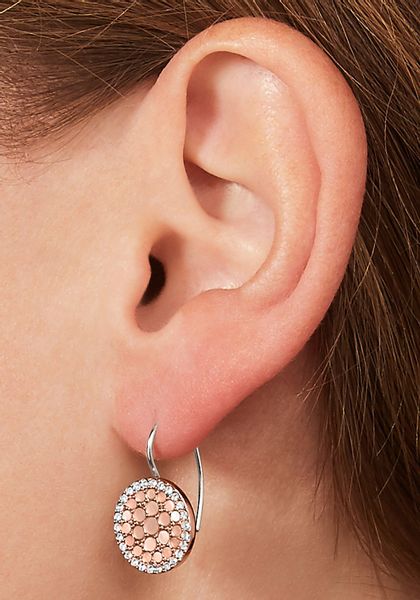 Fossil Paar Ohrhänger Fossil Damen-Ohrhänger Edelstahl günstig online kaufen