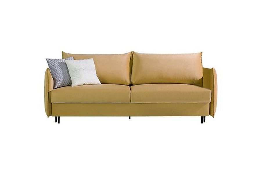 JVmoebel Sofa 2 Sitzer Couch Polster Textil Stoff Bettfunktion Zweisitzer B günstig online kaufen