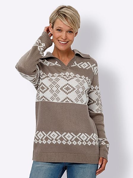 Sieh an! Strickpullover Norwegerpullover günstig online kaufen