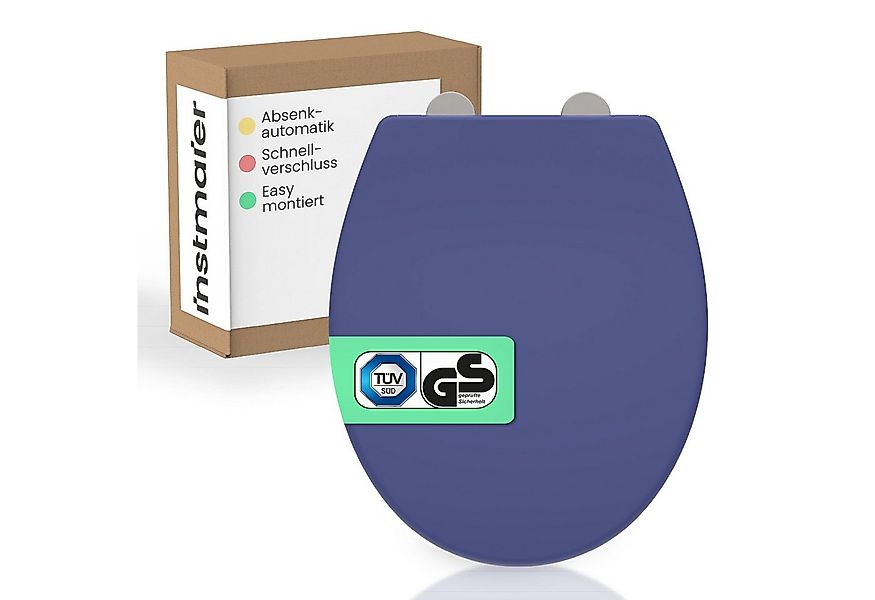 instmaier WC-Sitz instmaier Helma, Toilettendeckel mit Absenkautomatik, Abs günstig online kaufen