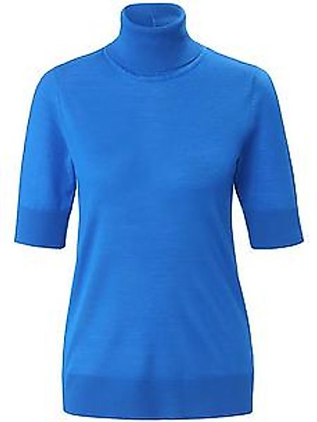 Rollkragen-Pullover Peter Hahn blau günstig online kaufen
