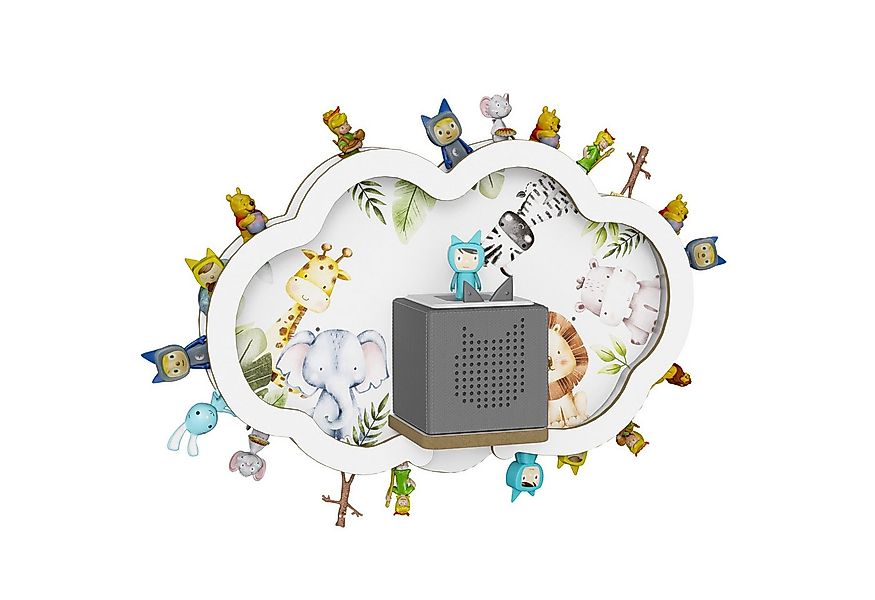 Holzura Kinderregal Tonieregal für Toniebox, Kinderregal Wolke Regal Tonie günstig online kaufen