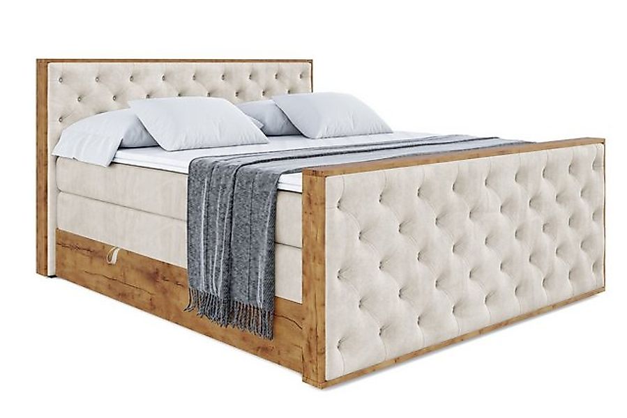 ALTDECOR Boxspringbett LOLLI3-Z KING (Multipocket-Matratze H4, H3 Matratze günstig online kaufen