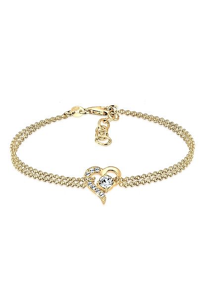 Elli Armband Herz Liebe Kristalle 925 günstig online kaufen