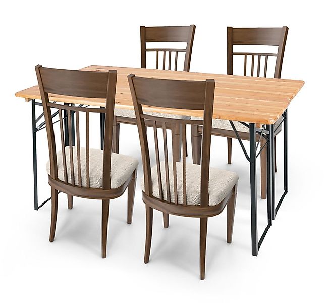 Stagecaptain Gartentisch "Hirschgarten" Bierzelttisch 177 cm (2-St), ebenso günstig online kaufen