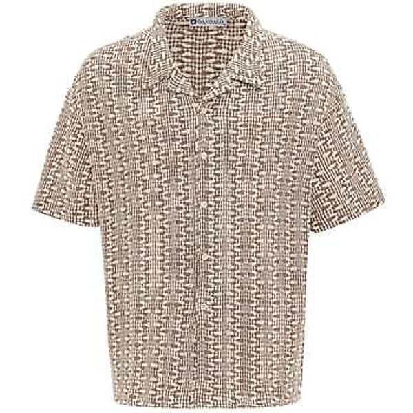 Dandalo  Hemdbluse Gerard Oversize Lapel Collar Short Sleeve Shirt günstig online kaufen