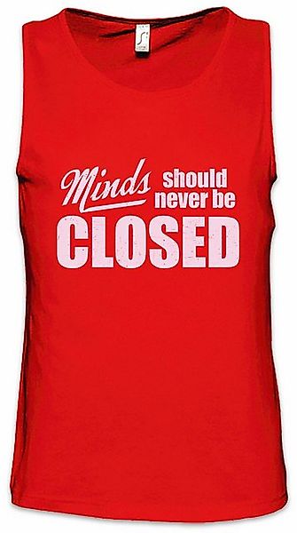 Urban Backwoods Tanktop Minds Should Never Be Closed Ärmelloses T-Shirt Fun günstig online kaufen
