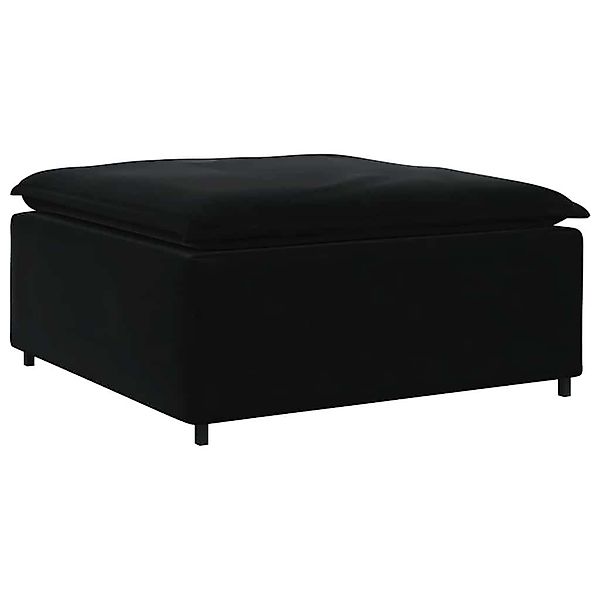 vidaXL Sofaelement Modulares Sofa Fußhocker-Modul Schwarz günstig online kaufen