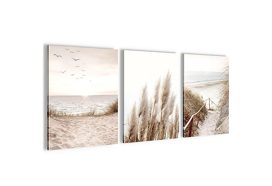 Novart Wandbild Wandbilder Boho Wohnzimmer Schlafzimmer Landhaus Deko, Boho günstig online kaufen