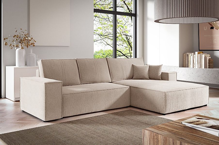 Fun Möbel Ecksofa Schlafsofa Sofa LEVIO günstig online kaufen