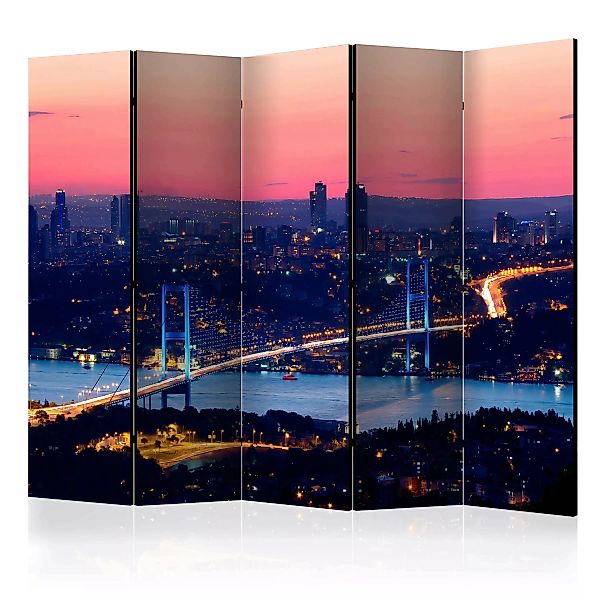 5-teiliges Paravent - Bosphorus Bridge Ii [room Dividers] günstig online kaufen