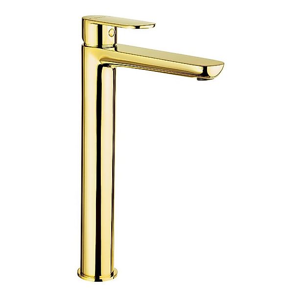 Lomadox Waschtischarmatur ALPINIA-30 Waschbeckenarmatur hoch goldfarben günstig online kaufen