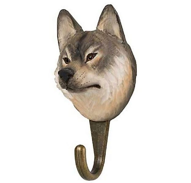Wildlife Garden Garderobenhaken Kleiderhaken DecoHook Wolf günstig online kaufen