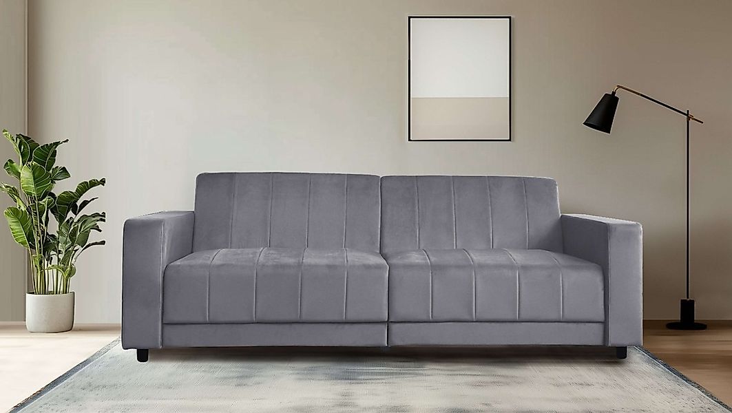 Dorel Home 3-Sitzer "Allie II Schlafsofa 225 cm", Bett-Funktion (108/190cm) günstig online kaufen