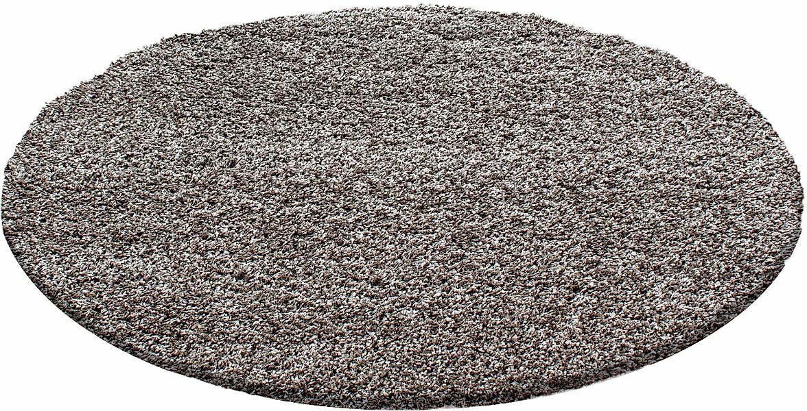 Ayyildiz Teppiche Hochflor-Teppich »Life Shaggy 1500«, rund, 30 mm Höhe, au günstig online kaufen