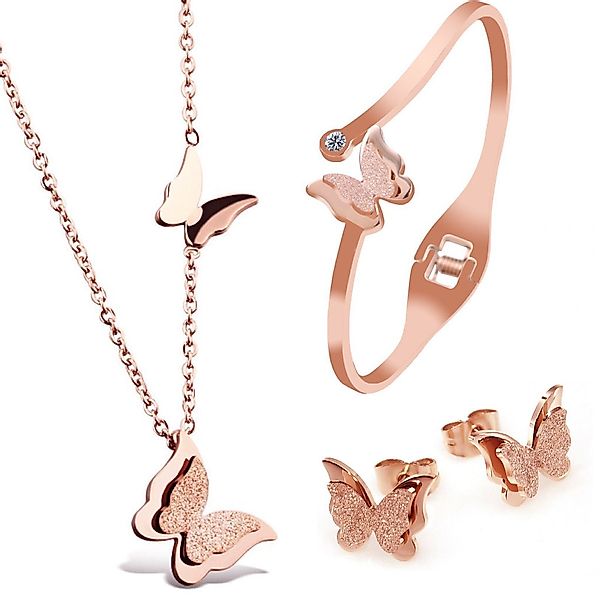 Kim Johanson Schmuckset Schmetterling (Set, 3-tlg), günstig online kaufen