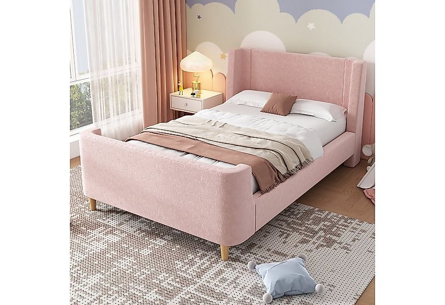 BlingBin Einzelbett (1-tlg., Kinderbett Polsterbett 90 x 200 cm mit kosmisc günstig online kaufen