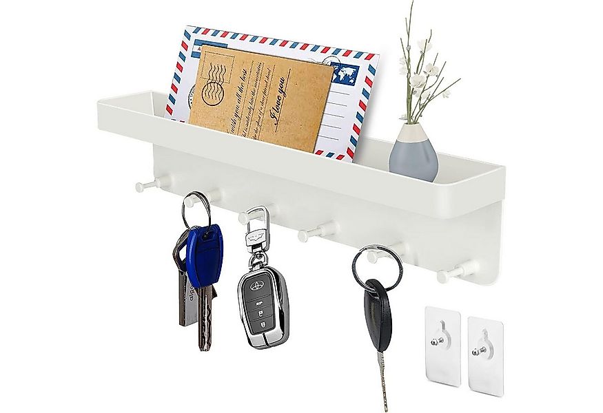 SURFOU Schlüsselbrett Schlüsselbrett mit Ablage, Schlüsselboard Schlüsselha günstig online kaufen