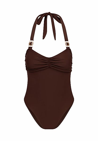 Moda Minx Badeanzug "Amour Rouched", (1 St.), mit tollem Steinbesatz günstig online kaufen
