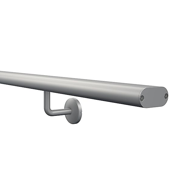 Kordo Wandhandlauf-Set Aus Eloxiertem Aluminium Und Stützen Inga günstig online kaufen