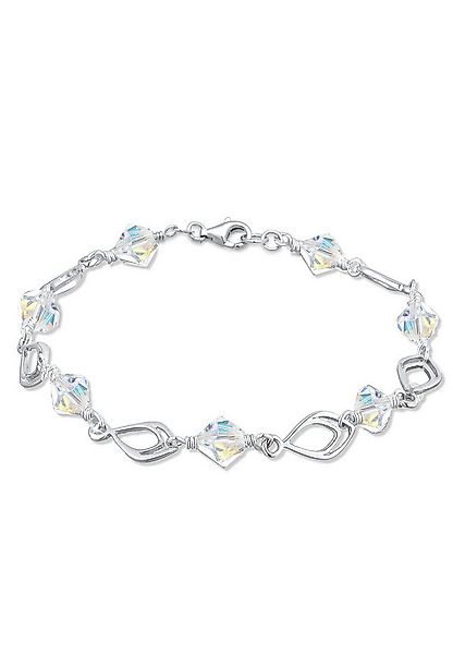 Elli Armband Federn 925 Sterling Silber, mit Kristallen von Swarovski® (kei günstig online kaufen