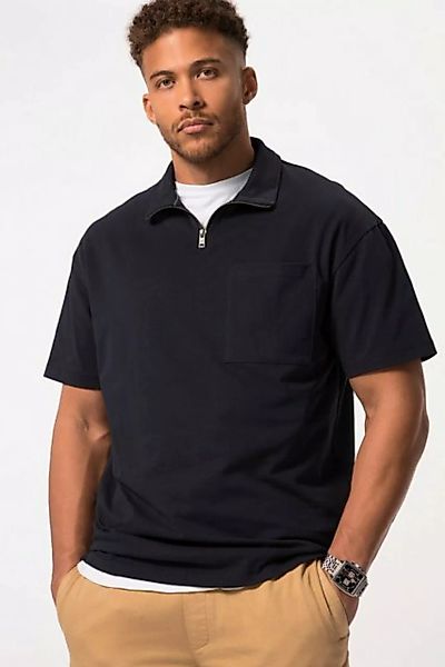 STHUGE Poloshirt STHUGE Poloshirt Halbarm Zipper bis 8 XL günstig online kaufen