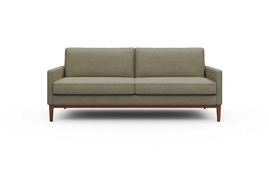 moebelfaktor Sofa Bodo 3-Sitzer, Retro-Design, elegante Linien, stabile Hol günstig online kaufen