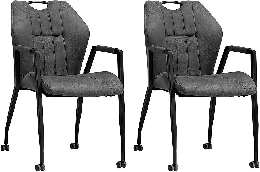OMG Design Armlehnstuhl Point (Set, 2 St), Esszimmerstuhl mit Rollen, Büros günstig online kaufen